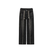 Fryaed Line Stitch String Denim Jeans