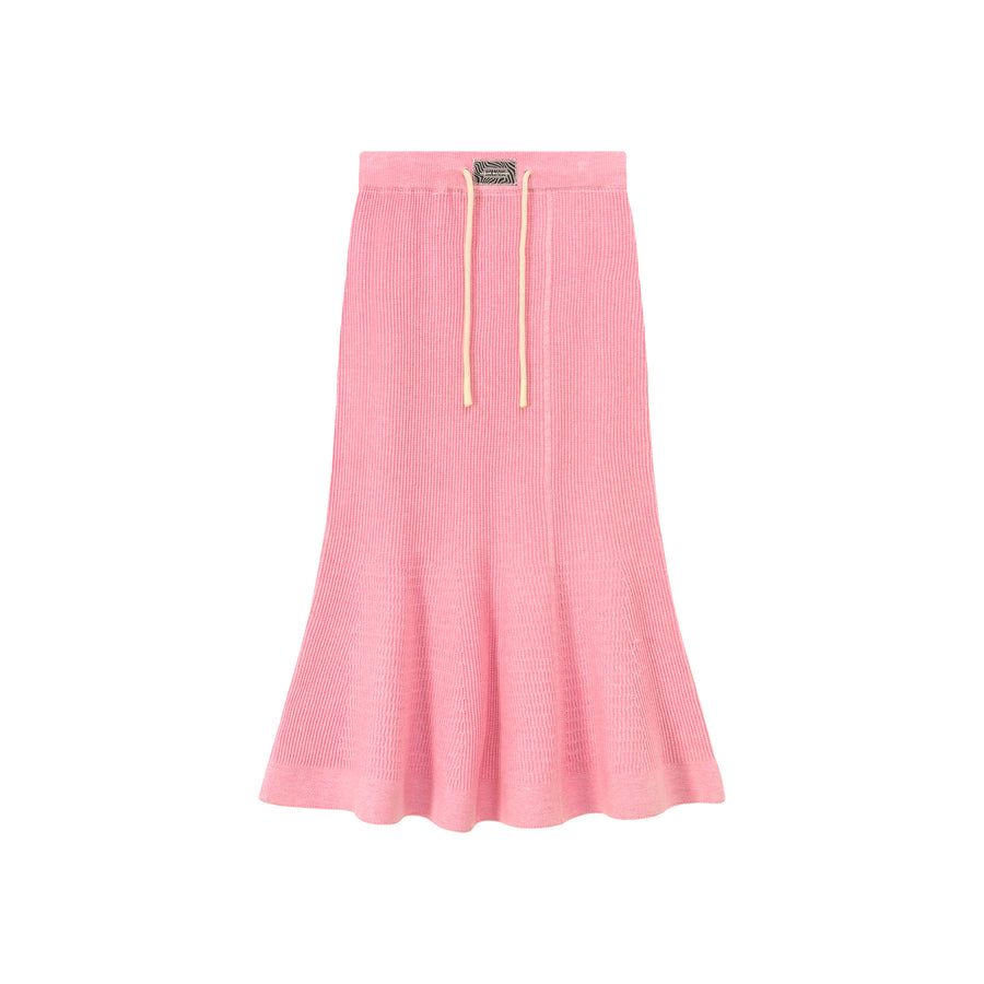 CHUU String Knit Long Mermaid Skirt