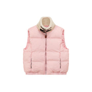 High Neck Collar Padded Vest