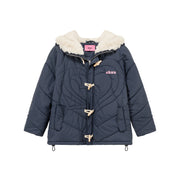 Fleece Collar Quilted Jacket