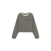 Stitch Stripe Simple Sweatshirt