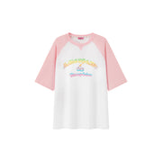 Color Blocked Yummy Colors Loose Fit T-Shirt