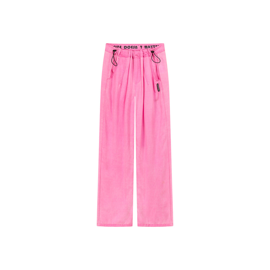 CHUU Draw String Wide Pants