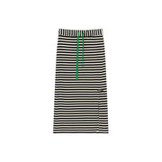 Slit Stripe Long Skirt