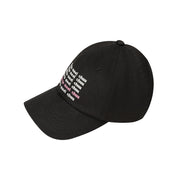 Lettering Embroidered Ball Cap