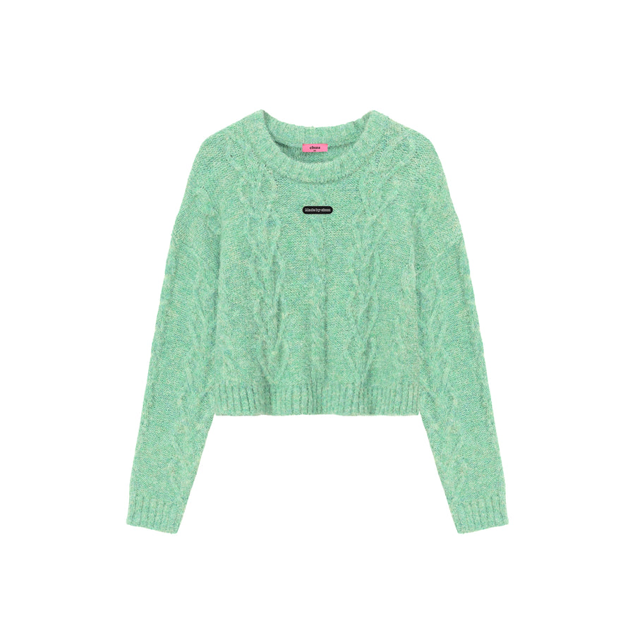 CHUU Twisted Loose Fit Knit Sweater