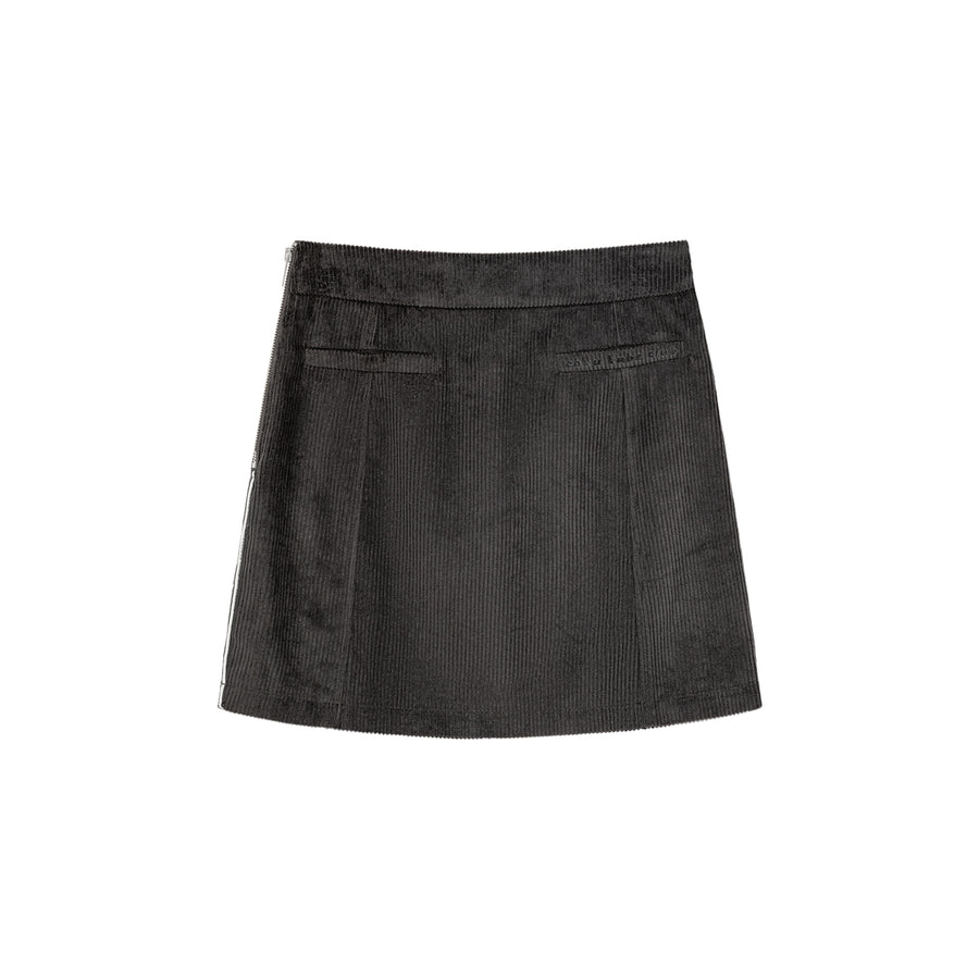 CHUU Lined Corduroy Mini Skirt