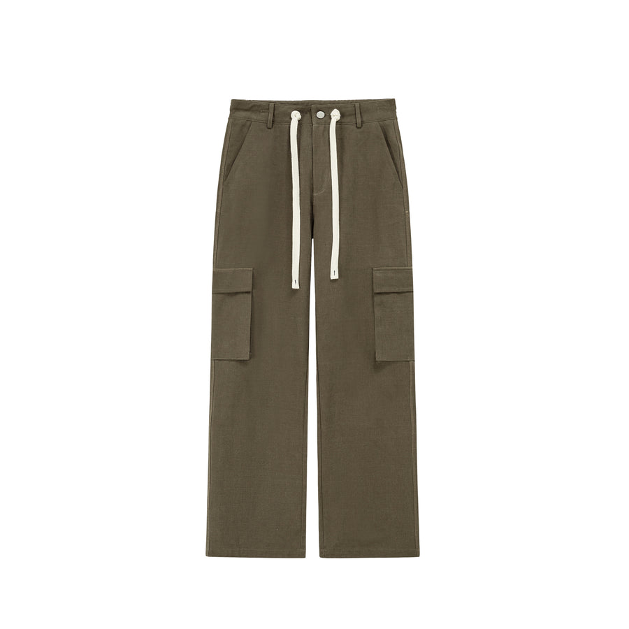 CHUU Casual String Wide Pants