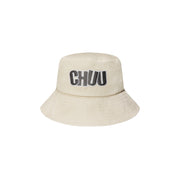 Chuu Lettering Cotton Bucket Hat