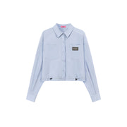 Drawstring Pocket Classic Shirt