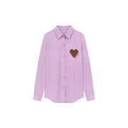 Heart Boxy Color Shirt