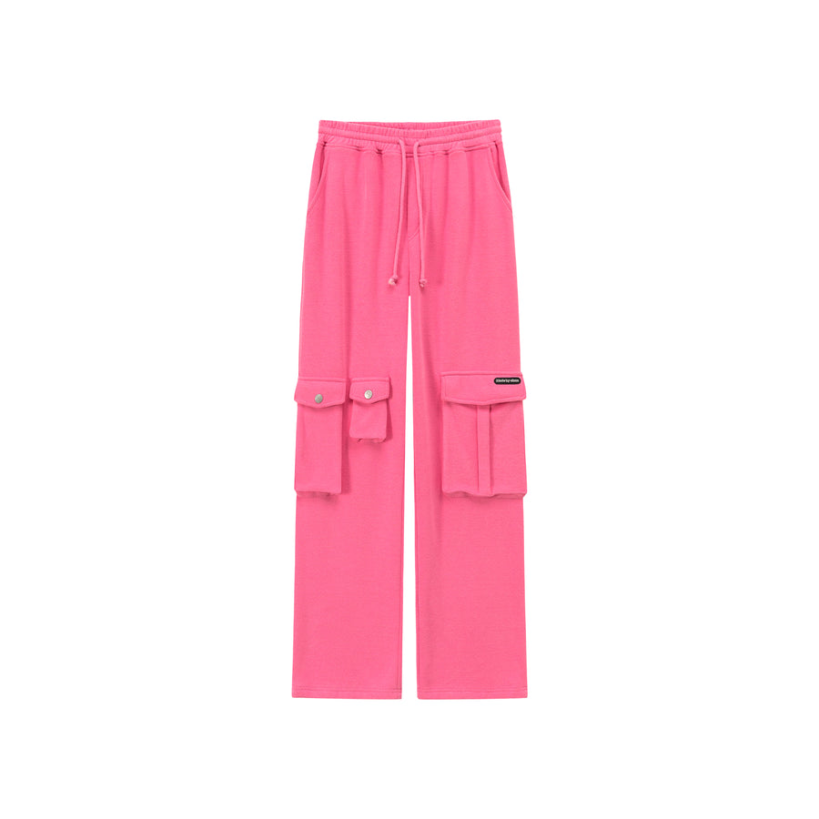 CHUU Pocket Elastic Waist Casual Pants