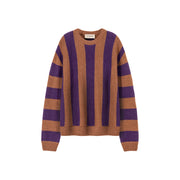 Vintage Color Scheme Stripe Knit Sweater