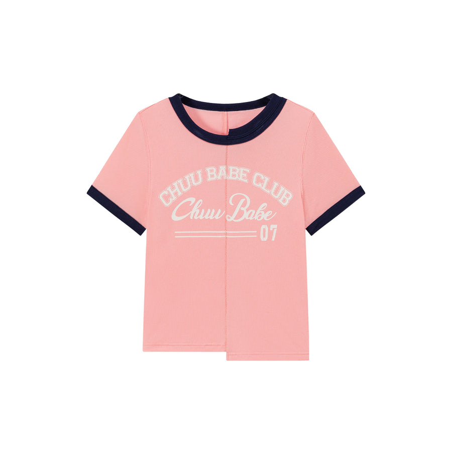 CHUU Babe Club Sporty Varsity T-Shirt