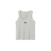 Basic Simple Sleeveless T-Shirt