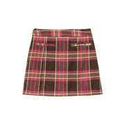 A-Line Check Skirt