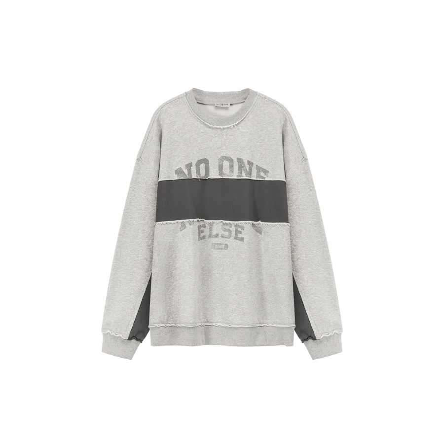 CHUU Logo Color Combination Overfit Sweatshirt