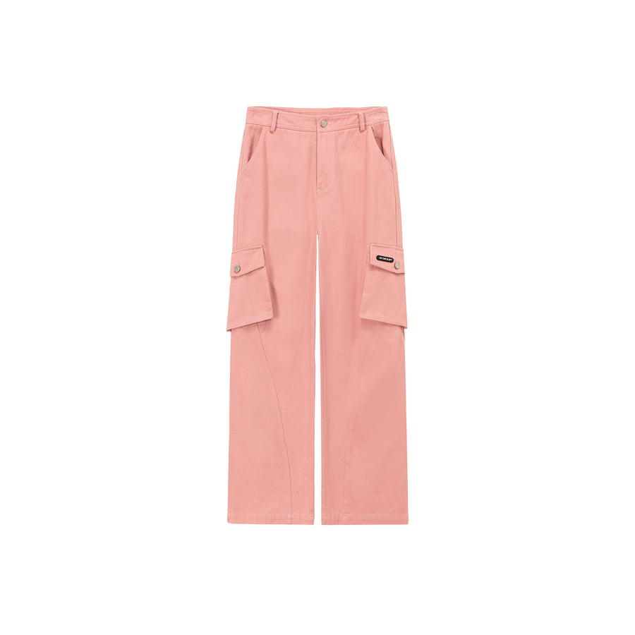 CHUU Color Pocket Wide Casual Pants