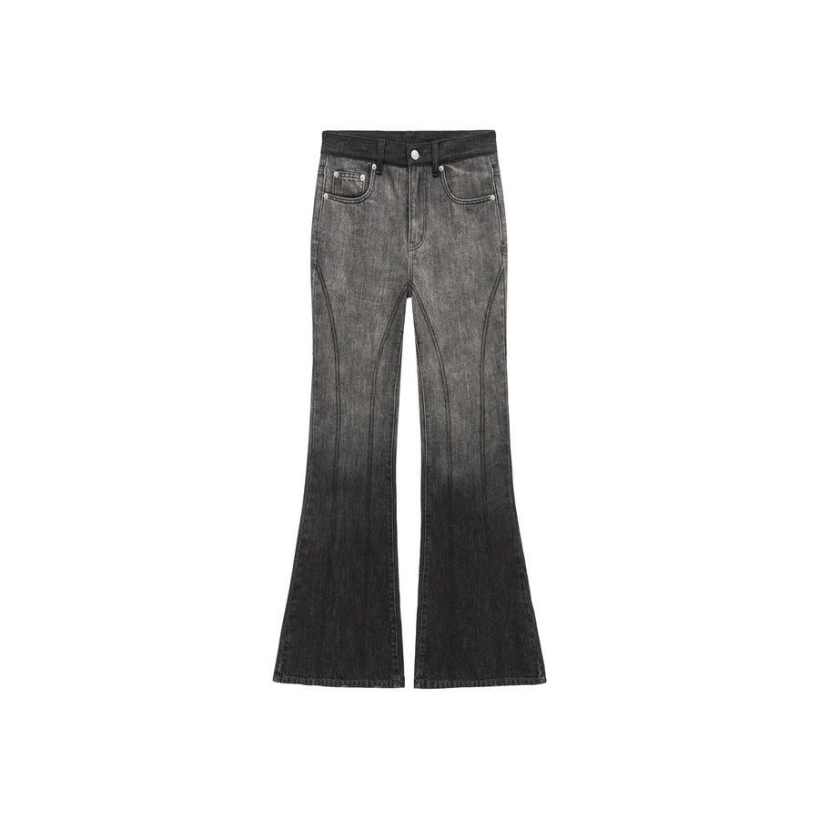 CHUU Gradient Bootcut Denim Jeans