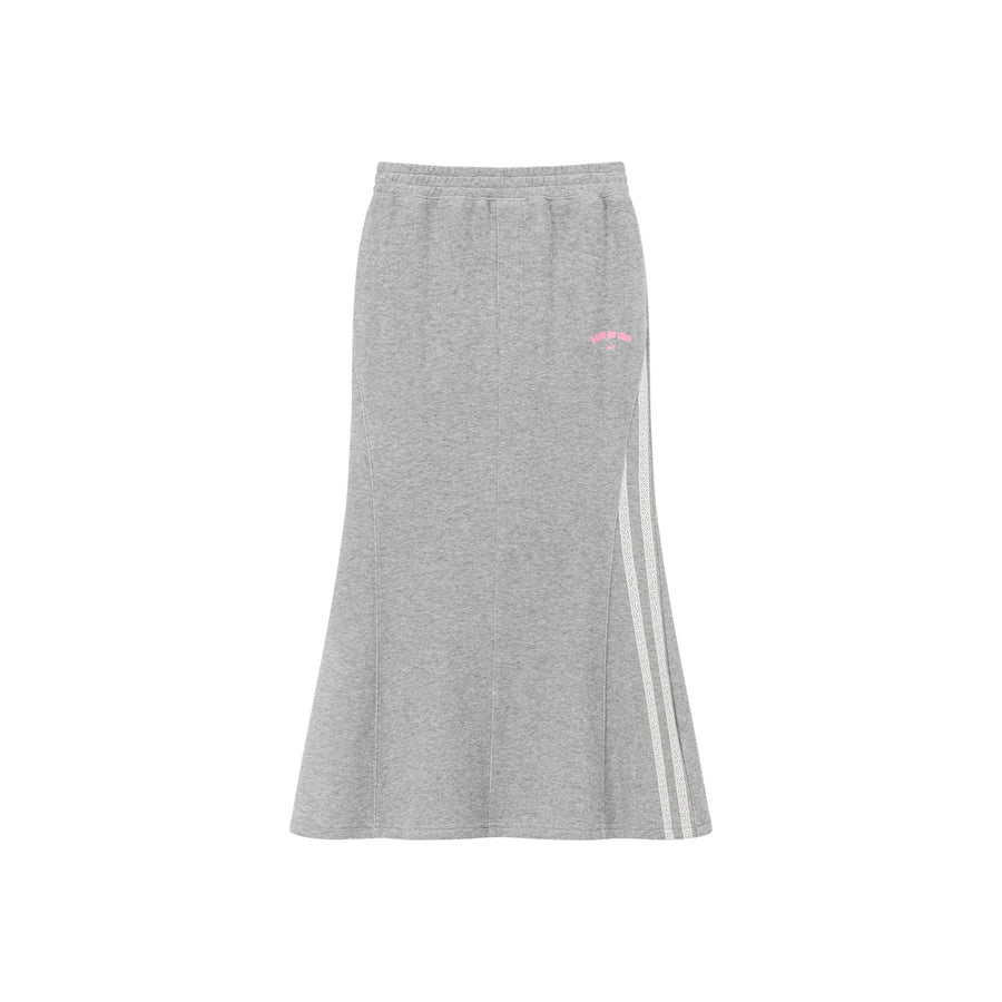 CHUU Logo Embroidery Long Skirt