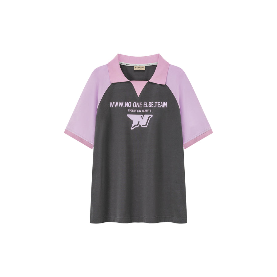 CHUU Colorblocked Raglan T-Shirt