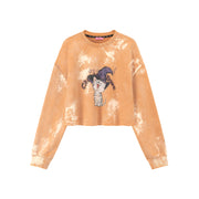 Witch Cat Color Sweatshirt