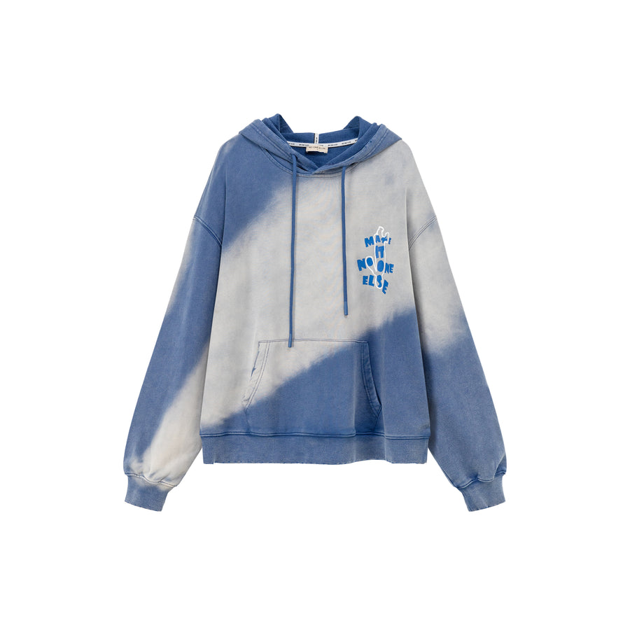 CHUU Color Logo Lettering Oversized Hoodie