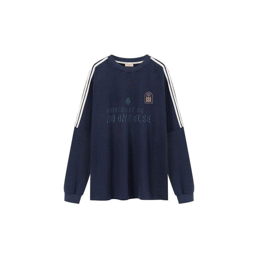 CHUU Sporty Boxy Long Sleeve T-Shirt