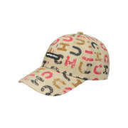 Colorful Chuu Lettering Pattern Ball Cap