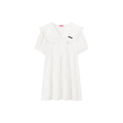 Baby Doll Frilly Collar Dress