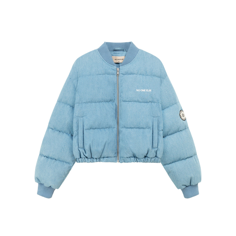 CHUU Duck Down Denim Padded Jacket