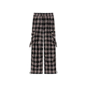 Color Pocket Check Pants