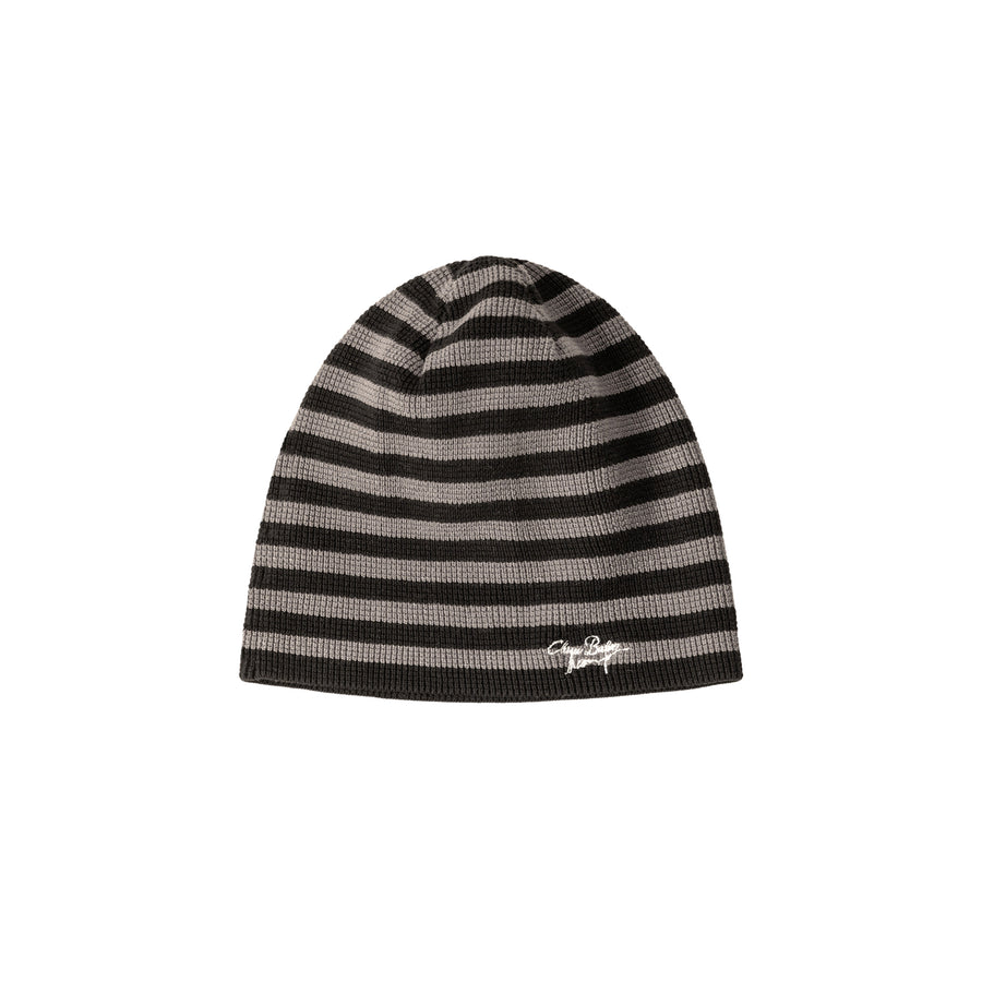 CHUU Waffle Knit Striped Beanie