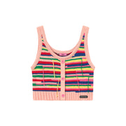 Rainbow Knit Sleeveless Top