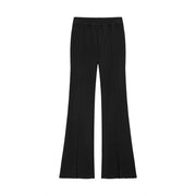 Slit Lined Bootcut Pants