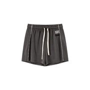 Drawstring Elastic Waist Banded Shorts