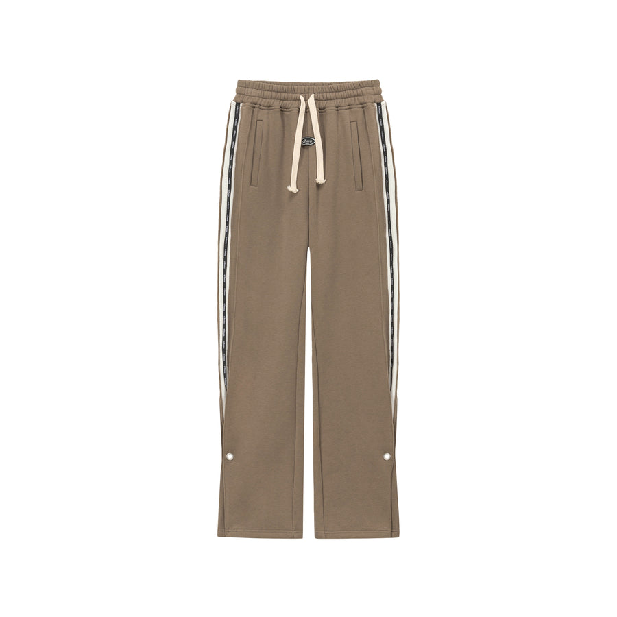 CHUU Elastic Waist Wide Sporty Pants