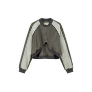 Raglan Sleeve Color Contrast Field Jacket