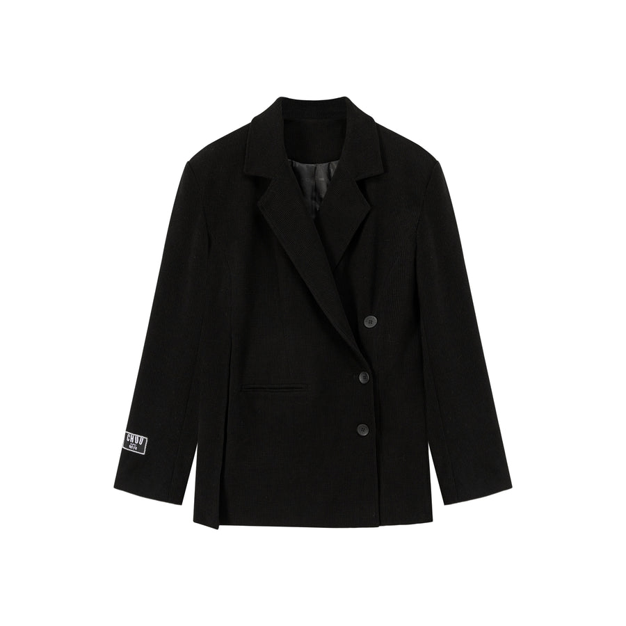 CHUU Daily Asymmetrical Blazer Jacket