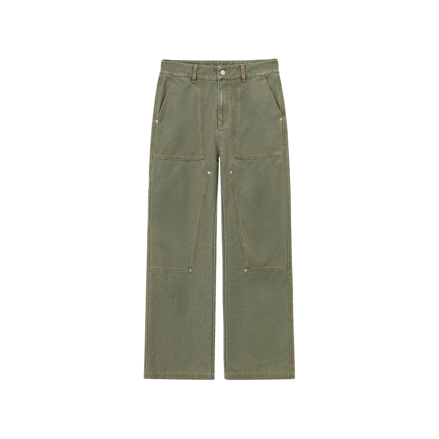 CHUU Color Pocket Wide Pants