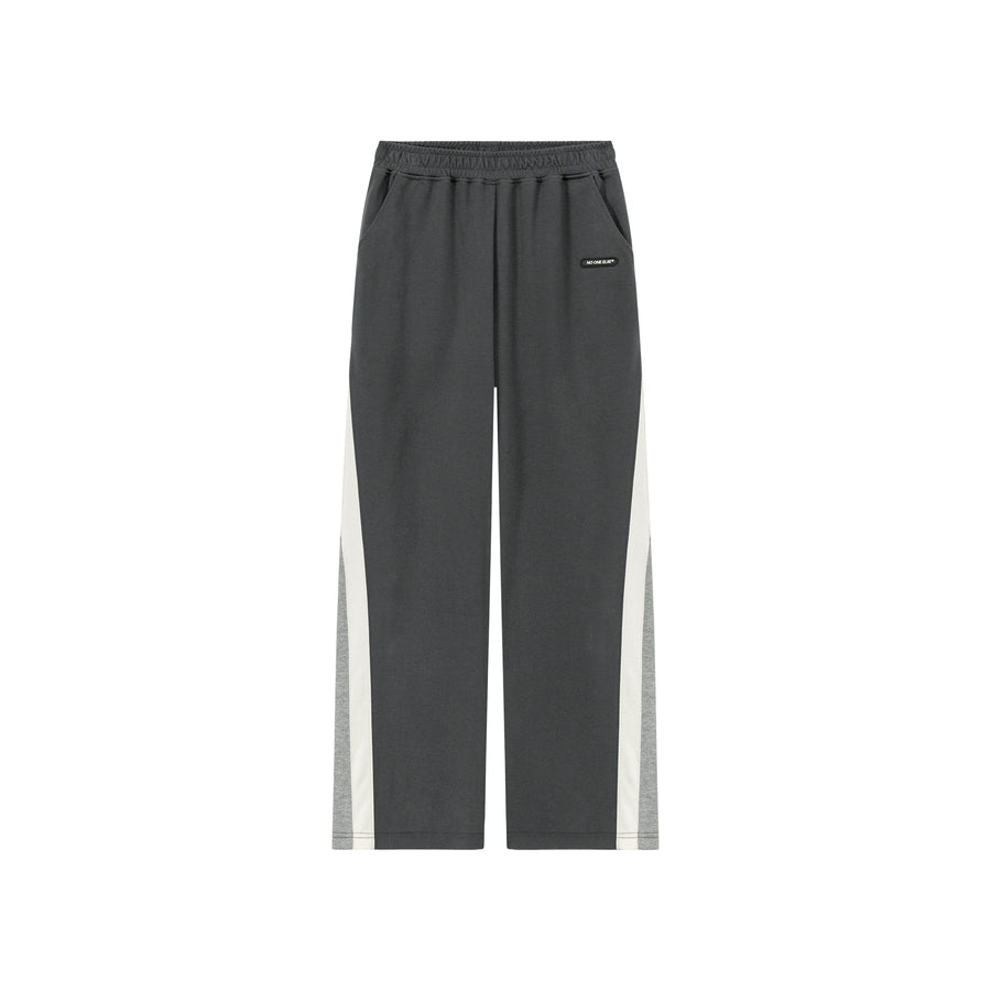 CHUU Elastic Waist Wide Casual Sporty Pants