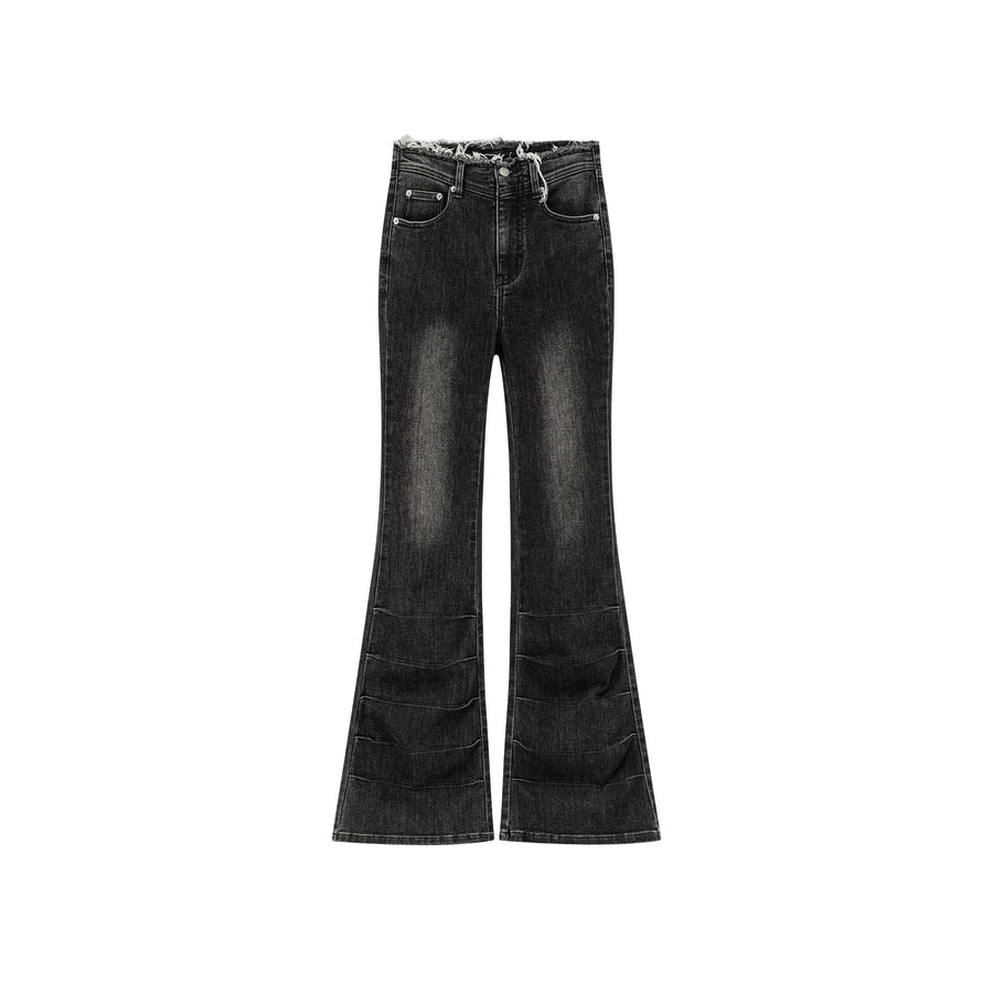 CHUU High Waist Semi Bootcut Jeans