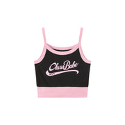 Chuu Babe Color Blocked Bustier Crop Top