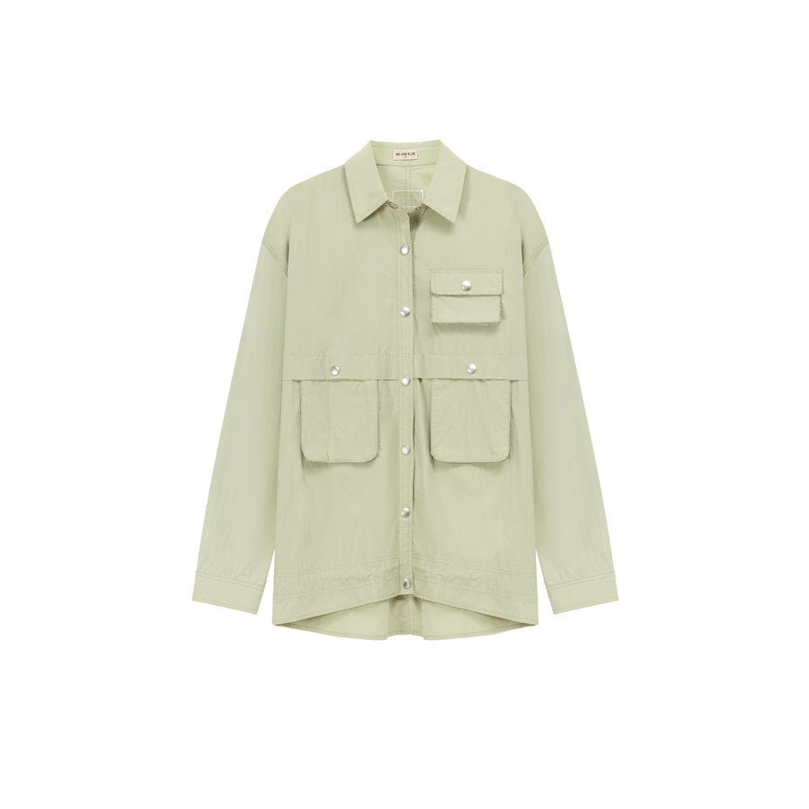 CHUU Colo Multi-Pocket Boxy Shirt Jacket