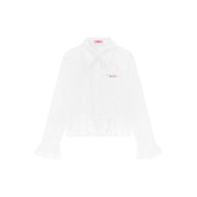 Ruffle Lace Collar Shirt