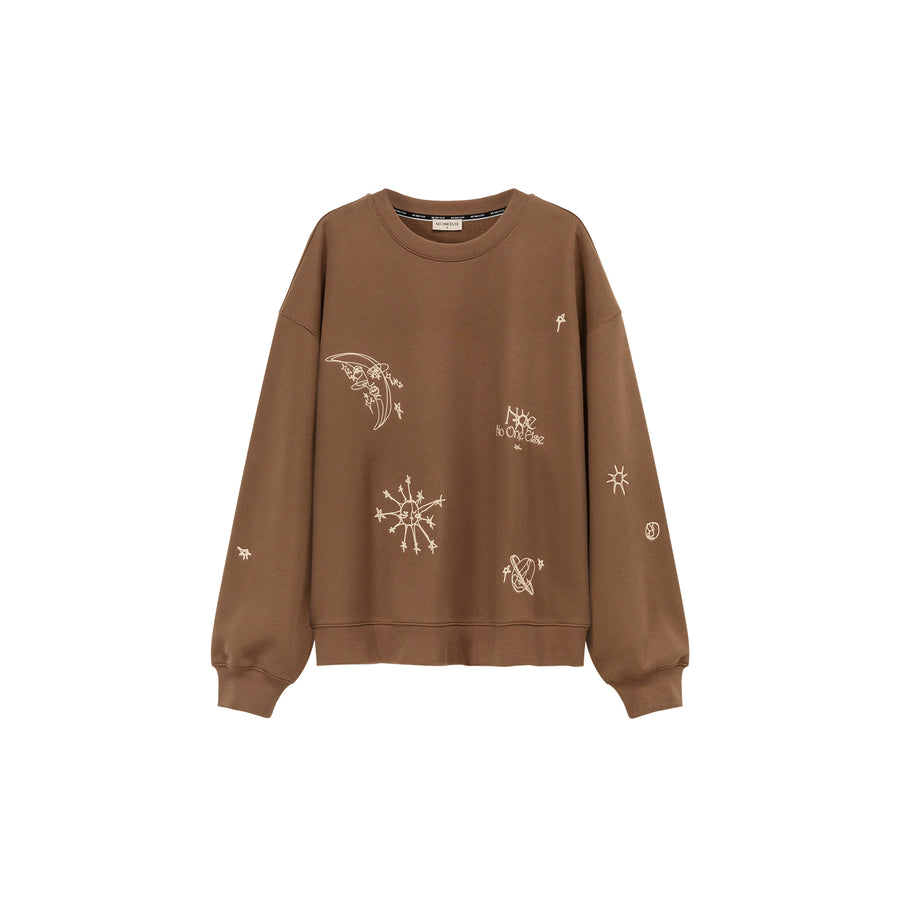 CHUU Star Boxy Sweatshirt