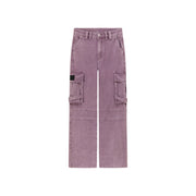 Pocket Color Straight Jeans