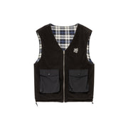 Reversible Padded Zipper Vest