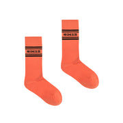 Color Lettering Basic High Socks