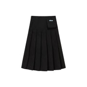 Heart Pleated Long Skirt